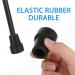 Tube Tip 19 mm Pack of 4 Crutches Rubber Walking Stick Rubber Buffer Non-Slip Rubber Replacement Cane Tip Rubber and Carbon Black Mixed Non-Slip Stable Foot Pad Folding Cane Crutch Accessories (Black) - Buy Online on GoSupps.com