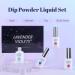 Buy Lavender Violets Dip Powder Liquid Set - Base Top Coat Activator & Brush Saver J705B - Best International Shipping - Buy Online on GoSupps.com