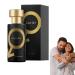 Hcomine Lure Her Perfume para hombres, Colonia de feromonas doradas para hombres Atraer mujeres, 50 ml (Men)