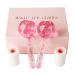 Ice Globes for Facials-Tighten Skin and Reduce Puffiness  Facial Ice Globes-Cold or Hot Skin Massagers Globe  Ice Globes for Face Enhance Circulation and Complexion (Pink)