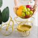 Fruit Basket Fruit Bowl Creative Fruit Bowl Metal Wire Fruit Basket Fruit Stand Vegetables Basket Kitchen Counter Fruit Storage for Bread Snacks Kitchen Organizers and Storage (Color : A) - Buy Online on GoSupps.com