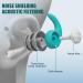 Soft Silicone Reusable Ear Plugs for Noise Reduction - Swimming, Concerts, Shooting, Surfing - Cyan (0.59X0.74inch) - Men and Women - Buy Online on GoSupps.com