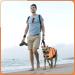 Nobleza Adjustable Dog Life Vest - Reflective & Buoyant Small Dog Swimming Jacket with Rescue Handle (Orange) - Buy Online on GoSupps.com