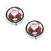 (Cute Santa Claus) Round Pill Box 3 Compartment Pill Box Mini Decorative Pocket Purse Portable Travel Medicine Tablet Vitamin Holder Organizer Pill Case