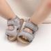 RVROVIC Baby Sandals - Soft Rubber Sole, Anti-Slip, Summer Outdoor Shoes for Toddler 6-12 Months (Grey) - Buy Online on GoSupps.com