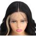 X-Tress 26 Brown Skunk Highlight Synthetic Lace Front Wig | Natural Wavy Hair | Black Wig for Women | 13x4x1 Body Wave Blend Mixed Hair Wig - Buy Online on GoSupps.com