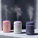 Colorful Mini Humidifier & Essential Oil Diffuser - USB Personal Desktop Humidifier for Car, Office, Bedroom - 2 Mist Modes (Pink) - Buy Online on GoSupps.com