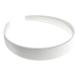 Shop Elegant White Satin Headband - 2 cm Wide | International Shipping Available - Buy Online on GoSupps.com
