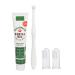 Pet Dog Toothbrush Cat Finger Toothbrush Toothpaste 360 Teeth Cleaning Fresh Breath Kit Beef Flavor Dog Plaque Removal Health Supplies Style 1