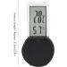 Buy Reptile Terrarium Thermometer Hygrometer - Digital LCD Temp & Moisture Meter with Suction Cup | Pet-Upboging Box (Black) - Buy Online on GoSupps.com