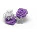 5 x Purple Rose Hair Clips - Bridal Accessories - Elegant Hair Clips for Weddings | 1 Pack - Buy Online on GoSupps.com