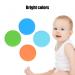 4PC Infant Tooth Toys - Soothing Silicone Chewing Rings for Gums | Sensory Caustle Bright Colors - Baby Teething Relief - Buy Online on GoSupps.com