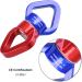 TRIWONDER 30kN Rotator Swing Spinner - Premium Climbing Carabiner for Hammocks | Safe Durable & Versatile - Red & Blue - Buy Online on GoSupps.com