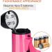 Portable 20 Watt Pink Megaphone Bullhorn with Voice/Siren Modes - Volume Control and Strap Included - Buy Online on GoSupps.com