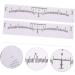 Healeved 400 Pcs eyebrow positioning tool ruler for eyebrow women eyebrow ruler - Buy Online on GoSupps.com