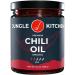 Jungle Kitchen Chili Crisp Mild Flavor  Gourmet Vegan Chili Crunch Oil Sauce With a Slightly Spicy but Savory Taste  Great for Meats, Stir Fry, Vegetables  Made in the USA  8.4 Ounces