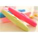 ROSENICE Toothbrush Case 2pcs - Lightweight Portable Travel Accessory (Blue & Rose Red) - Ideal for International Shipping - Buy Online on GoSupps.com