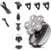 Buy 6-in-1 Head Shaver for Men - Rechargeable Bald Head Trimmer with Smart Sensor & LCD Display | International Shipping Available - Buy Online on GoSupps.com