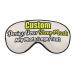 Custom Sleep Mask Add Your Design Personlized Photo Sleeping Mask Customizable Gifts Adjustable Soft Eye Masks Linen 1 Count (Pack of 1)