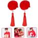 minkissy 3 Pairs Tassel Hair Ball Hair Clip Hair Clips for Thick Hair Baby Hair Clips Girls Hair Clips Japanese Hair Accessories Kids Hair Clips Girl Child Hanfu Decorate Artificial Fur - Buy Online on GoSupps.com