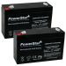 PowerStar2 Pack - 6V 10AH 6V 10AH SLA Battery RBC52 Tripplite - 2 Year Warranty