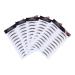Ipetboom 5pcs Eyebrow Stickers Instant Transfer False Eyebrows Makeup Brow Sticker Tool 6d Semi-permanent