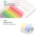 Obeyalash Colored Lash Extensions Classic Mix 6 Candy Colors 0.07D 14mm - Rainbow Pink Yellow Green Purple White Blue Individual Eyelash Extensions - Buy Online on GoSupps.com