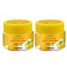 2PCs cornea socks of course & gentle foot care for the removal of cornea repairs rough heel - hand & foot care bundle 2 -part moisture cream 1 g (1 Pack) yellow