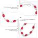 SAFIGLE 3pcs Bracelet Chain Bracelets Red Jewelry Copper Bracelet 20X0.7cmx3pcs Red Silverx3pcs - Buy Online on GoSupps.com