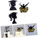 Vaguelly 60 Pcs Insert Card Birthday Party Treat Picks Party Supplies Graduation Grad Cap Cupcake Topper Cake Decoration Picks Food Decor Cake Insert Topper Decorations Birthday Cake Paper - Buy Online on GoSupps.com