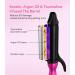 Farery 1.5 Inch Tourmaline Ceramic Curling Iron for Big Curls | Keratin & Argan Oil Infused | 6 Adjustable Temp Settings | Auto Shut-Off | Dual Voltage - Buy Online on GoSupps.com