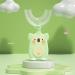 JENPECH Cute Koala Shape Kids U-Shaped Toothbrush - Food Grade Soft Silicone Brush Head 360 Oral Teeth Cleaning Design for Toddlers and Children Green Small - Buy Online on GoSupps.com