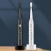 USB Rechargeable Black Electric Toothbrush for Adults with Timer - Optimal Teeth Cleaning | International Shipping Available - Buy Online on GoSupps.com