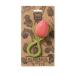 Oli & Carol Teething Ring for Babies - Theo the Tulip Red | Safe & Fun Teething Toy | International Shipping Available - Buy Online on GoSupps.com