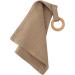 VsilaY Baby Bibs with Wooden Teether - Soft Cotton Burp Cloths for Newborns | Snap Button & Absorbent Towel - Buy Online on GoSupps.com