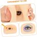 FOMIYES 4 sets Eye Professional Artificial Practice Fake Thick Up Portable Blank of Board Reusable Makeup 6.9x5.2cmx4pcs Assorted Colorx4pcs - Buy Online on GoSupps.com