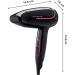 Rowenta CV3323 Nomad Travel Hair Dryer | 1600W Compact & Foldable | Dual-Voltage for Worldwide Use | 2 Heat Settings | Lightweight Design | Black/Pink Trip - Buy Online on GoSupps.com