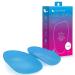 Heel That Pain Plantar Fasciitis Insoles | Heel Seats Foot Orthotic Inserts Heel Cups for Heel Pain and Spurs | Patented Clinically Proven 100% Guaranteed (Light Blue Hybrid Large) Light Blue Rubber/Gel Hybrid L