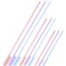 9 Pieces Last Drop Spatula 3 Sizes Silicone Spatula for Beauty and Kitchen Silicone Makeup Spatula Silicone Bottle Scraper Spatula Lotion Spatula for Girls and Women (Pink, Purple and Blue)