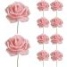Womens Day Cake Topper Pink Rose Flower Cake Topper for 3.8 Goddess Festival Mother Day Party Cake Decorations 10pcs 7.5x20 Cm - Buy Online on GoSupps.com