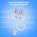 Water Flosser for Family Use - 5 Color Jet Tips for Faucet & Shower | Non-Electric Oral Irrigator for Dental Care - Buy Online on GoSupps.com