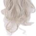 Silk-co Long Curly Wavy Hairpiece Extensions - 24 Inch Blond&Silver Grey - 8 Pcs Full Head, Heat Resistant Synthetic, 18 Clips - Clip in Hair Extension - Buy Online on GoSupps.com