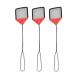 KKRAUS Iron Heavy Duty Fly Swatter Manual Durable with Long Handle Fly Swatters for Outdoor Bug Mosquitoes 3 Pack Flyswatter