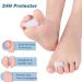 HAOSEM 2pcs Gel Toe Separator & Bunion Corrector - Prevents Big Toe Slipping Inward - Shop Now for Pain Relief & Comfort - Buy Online on GoSupps.com