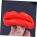 2 Pcs Silicone Lips Mouth Stretcher - Muscle Massager & Slimmer Trainer | Red Color | Enhance Your Face Contour - Buy Online on GoSupps.com