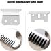 T Outliners Replacement Blade Compatible with Andis T Outliners Trimmer GTO GTX SL and SLS Professional T Blade Trimmer(2 sliver steel T Blade+2 sliver Steel Blade) - Buy Online on GoSupps.com