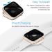 COMMUTER 3 Pack Privacy Screen Protector for Apple Watch 8/7 45mm - Hard PC Ultra-Thin Case with Anti-Peeping Tempered Film - Black/Clear/Blue - Buy Online on GoSupps.com