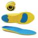 Memory Foam Shoe Insoles Triple Shock Absorption Arch Support Customizable Fit Unisex Medium- (Men 6-8/Women 7.5-10 )