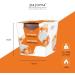 Pajoma Cinnamon Orange Fragrance Candle - 120g Satin Glass 25 Hour Burn Time Premium Gift Packaging - Buy Online on GoSupps.com