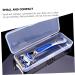 Minkissy Travel Razor Storage Box - 40 Stk Portable Shaver Bag Case for Safety Razor - Reusable Transparent Plastic 14.7x5.7cm - Ideal for International Shipping - Buy Online on GoSupps.com